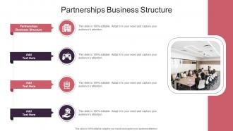 Partnerships Business Structure In Powerpoint And Google Slides Cpb