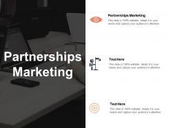 Partnerships marketing ppt powerpoint presentation layouts design ideas cpb
