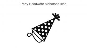 Party Headwear Monotone Icon In Powerpoint Pptx Png And Editable Eps Format