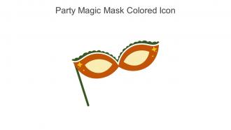 Party Magic Mask Colored Icon In Powerpoint Pptx Png And Editable Eps Format