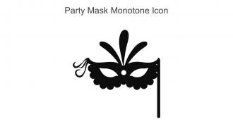 Party Mask Monotone Icon In Powerpoint Pptx Png And Editable Eps Format
