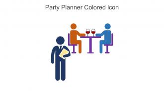 Party Planner Colored Icon In Powerpoint Pptx Png And Editable Eps Format