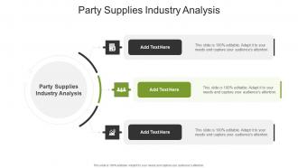 Party Supplies Industry Analysis In Powerpoint And Google Slides Cpb