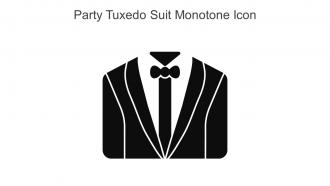 Party Tuxedo Suit Monotone Icon In Powerpoint Pptx Png And Editable Eps Format