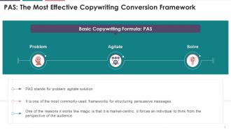 PAS The Most Effective Copywriting Conversion Framework Training Ppt