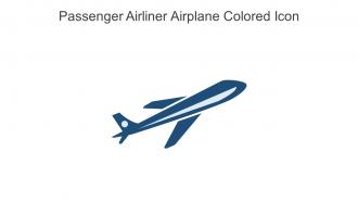 Passenger Airliner Airplane Colored Icon In Powerpoint Pptx Png And Editable Eps Format
