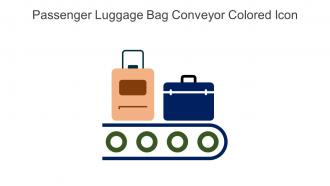 Passenger Luggage Bag Conveyor Colored Icon In Powerpoint Pptx Png And Editable Eps Format
