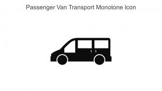 Passenger Van Transport Monotone Icon In Powerpoint Pptx Png And Editable Eps Format