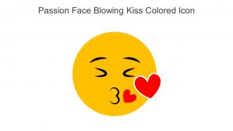 Passion Face Blowing Kiss Colored Icon In Powerpoint Pptx Png And Editable Eps Format