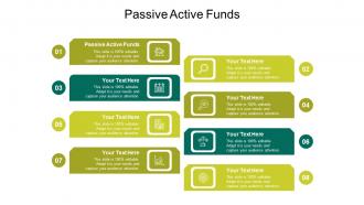 Passive active funds ppt powerpoint presentation shapes cpb