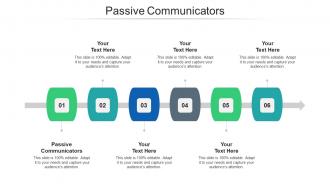 Passive Communicators Ppt Powerpoint Presentation Professional Designs Cpb