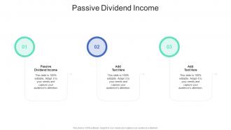 Passive Dividend Income In Powerpoint And Google Slides Cpb