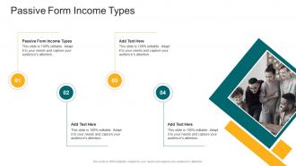 Passive Form Income Types In Powerpoint And Google Slides Cpb