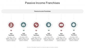 Passive Income Franchises In Powerpoint And Google Slides Cpb