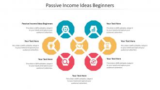 Passive income ideas beginners ppt powerpoint presentation portfolio show cpb