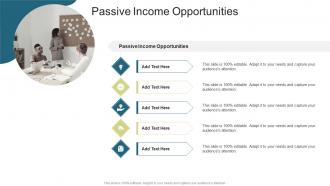 Passive Income Opportunities In Powerpoint And Google Slides Cpb