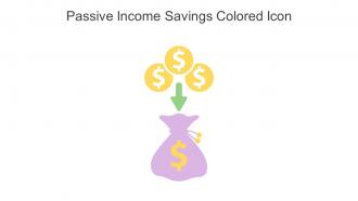 Passive Income Savings Colored Icon In Powerpoint Pptx Png And Editable Eps Format