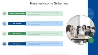 Passive Income Schemes In Powerpoint And Google Slides Cpb