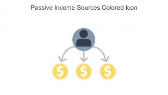 Passive Income Sources Colored Icon In Powerpoint Pptx Png And Editable Eps Format