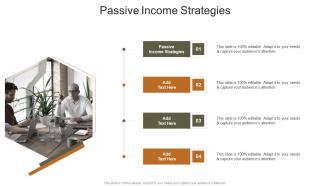 Passive Income Strategies In Powerpoint And Google Slides Cpb