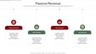 Passive Revenue In Powerpoint And Google Slides Cpb