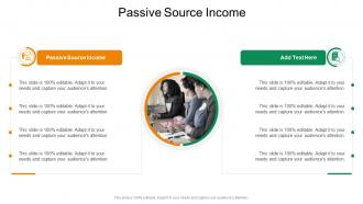 Passive Source Income In Powerpoint And Google Slides Cpb