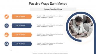 Passive Ways Earn Money In Powerpoint And Google Slides Cpb