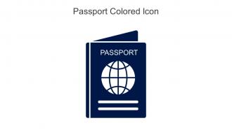Passport Colored Icon In Powerpoint Pptx Png And Editable Eps Format
