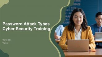 Password Attack Types Cyber Security Training PPT Mockup AT