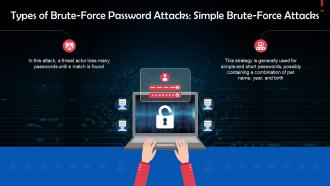 Password Attack Types In Cyber Security Training Ppt Customizable Content Ready