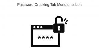 Password Cracking Tab Monotone Icon In Powerpoint Pptx Png And Editable Eps Format