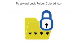 Password Lock Folder Colored Icon In Powerpoint Pptx Png And Editable Eps Format