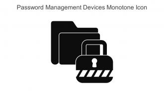 Password Management Devices Monotone Icon In Powerpoint Pptx Png And Editable Eps Format