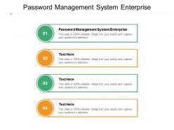 Password management system enterprise ppt powerpoint presentation professional guide cpb