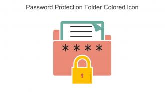 Password Protection Folder Colored Icon In Powerpoint Pptx Png And Editable Eps Format
