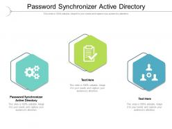 Password synchronizer active directory ppt presentation layouts example cpb