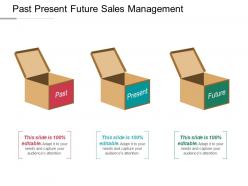 Past present future sales management ppt background