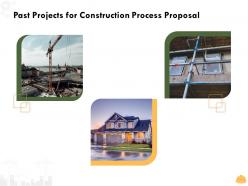 Past projects for construction process proposal ppt powerpoint presentation files