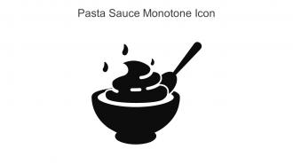 Pasta Sauce Monotone Icon In Powerpoint Pptx Png And Editable Eps Format