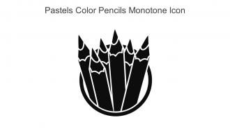 Pastels Color Pencils Monotone Icon In Powerpoint Pptx Png And Editable Eps Format