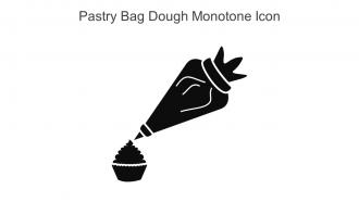 Pastry Bag Dough Monotone Icon In Powerpoint Pptx Png And Editable Eps Format