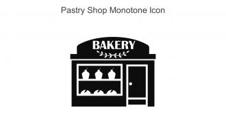 Pastry Shop Monotone Icon In Powerpoint Pptx Png And Editable Eps Format