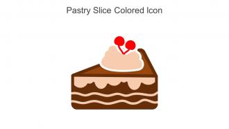 Pastry Slice Colored Icon In Powerpoint Pptx Png And Editable Eps Format