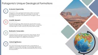 Patagonias Unique Geological Formations PPT Template ST AI SS