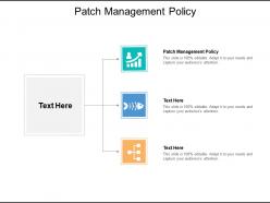 Patch management policy ppt powerpoint presentation summary tips cpb