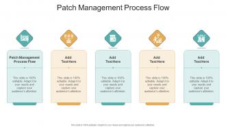 Patch Management Process Flow In Powerpoint And Google Slides Cpb