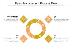 Patch management process flow ppt powerpoint presentation example file cpb