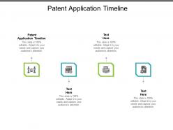 Patent application timeline ppt powerpoint presentation infographics cpb