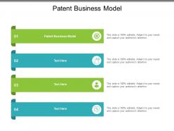 Patent business model ppt powerpoint presentation styles demonstration cpb