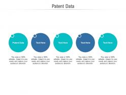 Patent data ppt powerpoint presentation show design ideas cpb